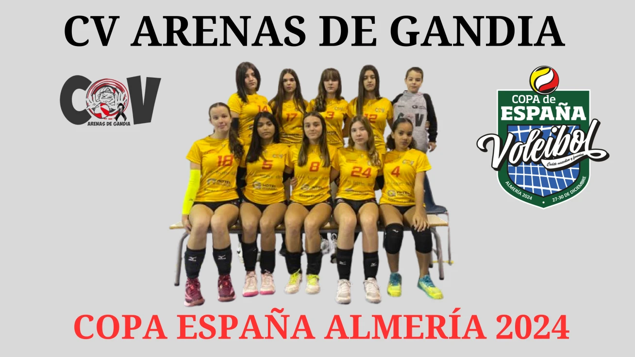 Un año más y ya van cuatro el Arenas de Gandia estará presente en la Copa de España de voleibol