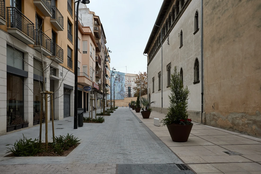 Las obras de la calle Jesuïtes de Gandia finalizan con una inversión de 411.000 euros