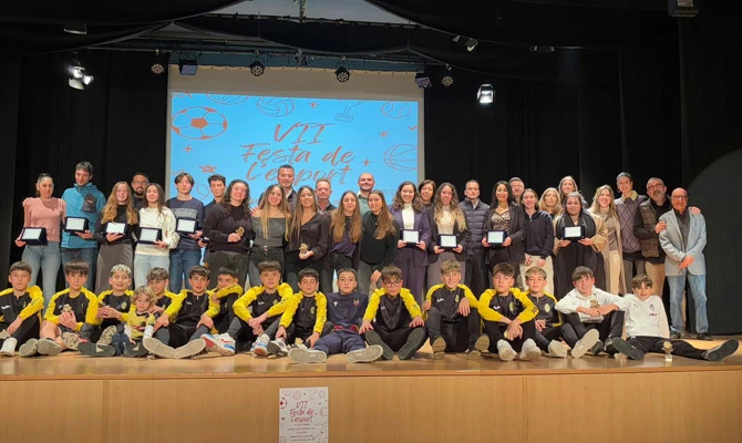 El Auditorio de la Casa de la Cultura del Real de Gandia acogió la VII Festa de l'Esport