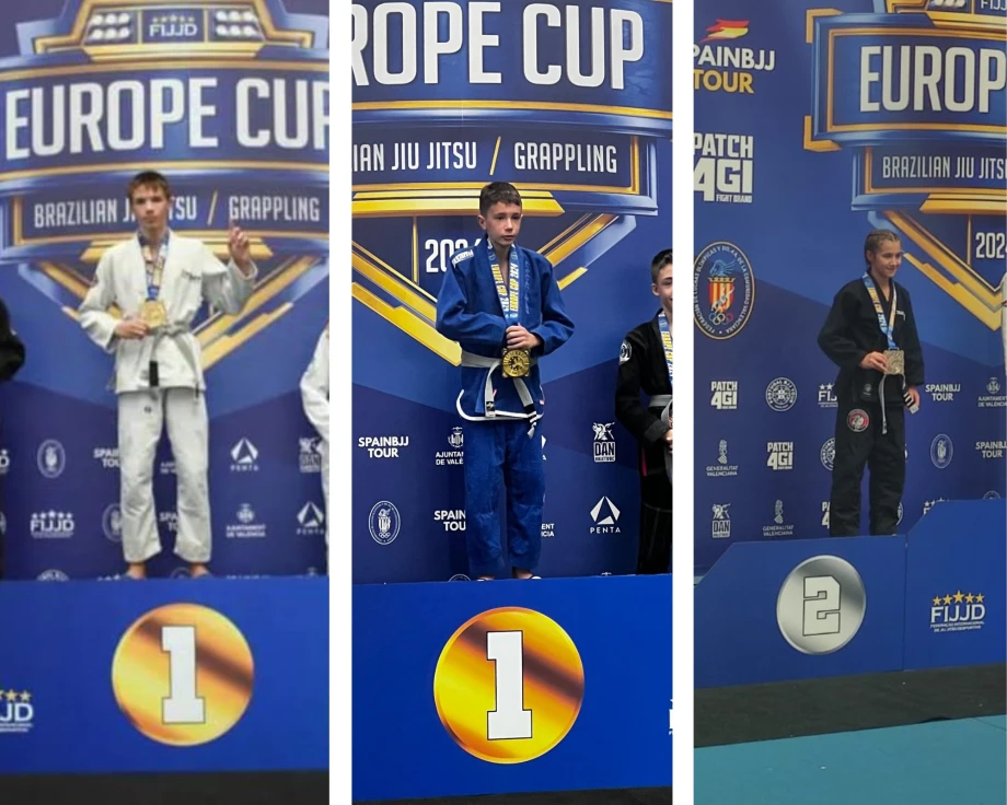 Deportistas de Miramar: Campeones Europeos de Jiu-Jitsu