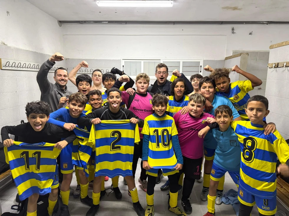 El Infantil B de UD Beniopa remonta un 4-0 y Empata Ante el CD Xeraco