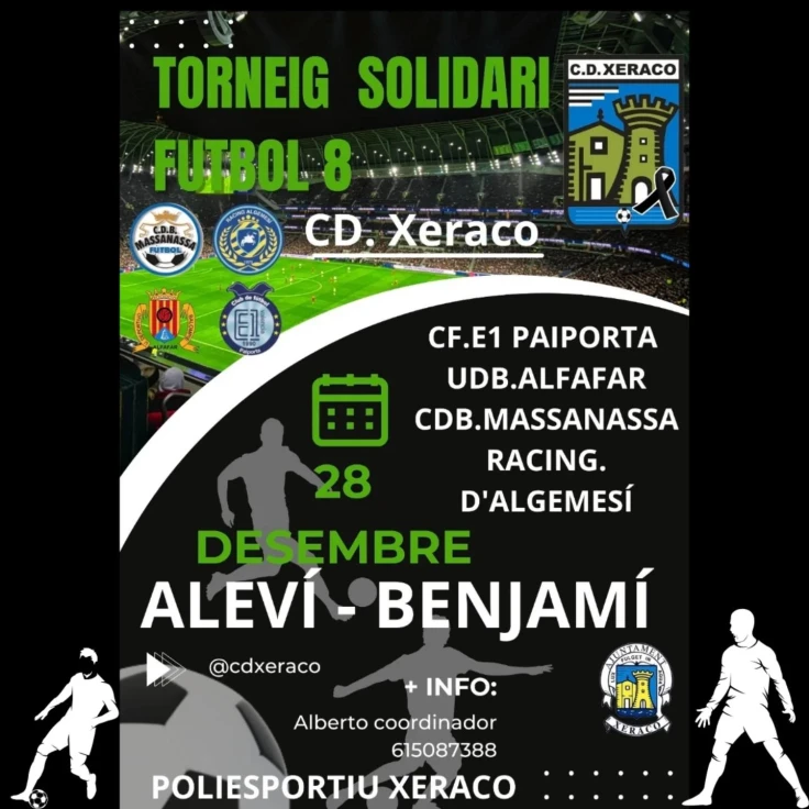 Torneo Solidario de Fútbol 8 organizado por el CD Xeraco