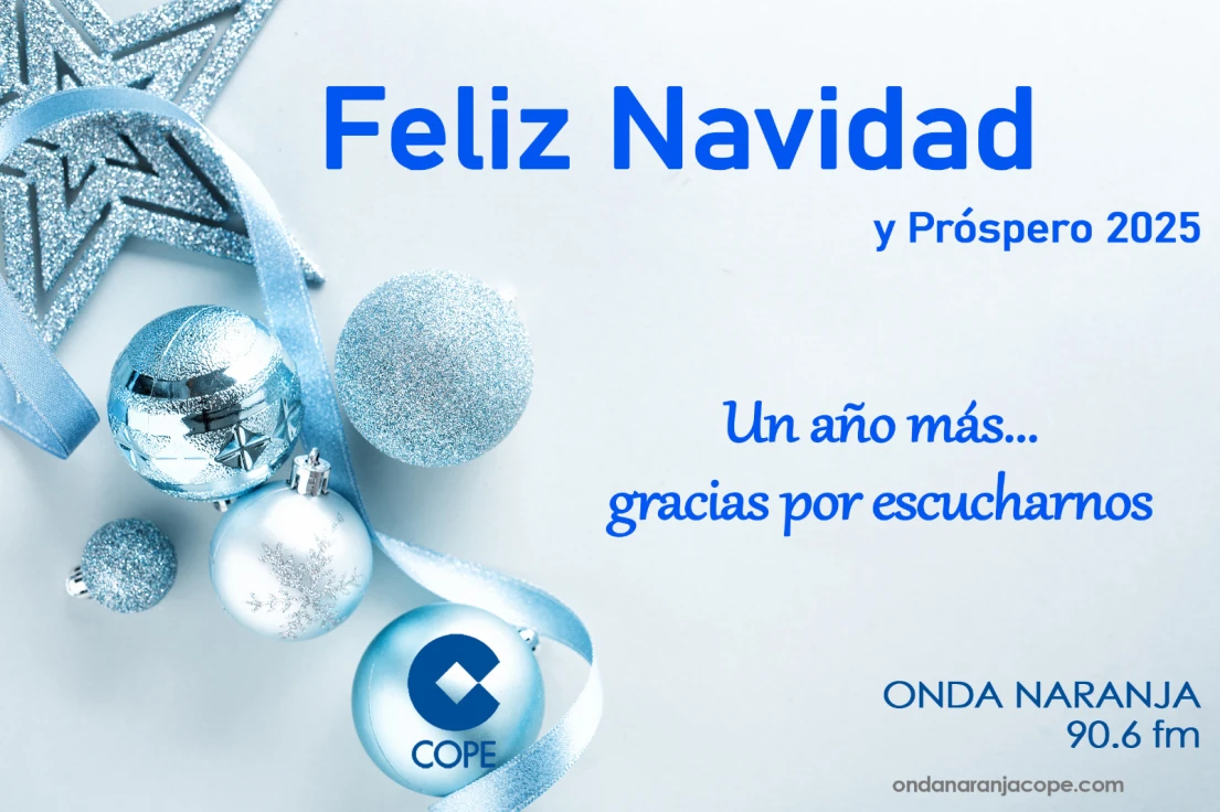 Feliz Navidad para todos los oyentes y lectores de COPE Onda Naranja