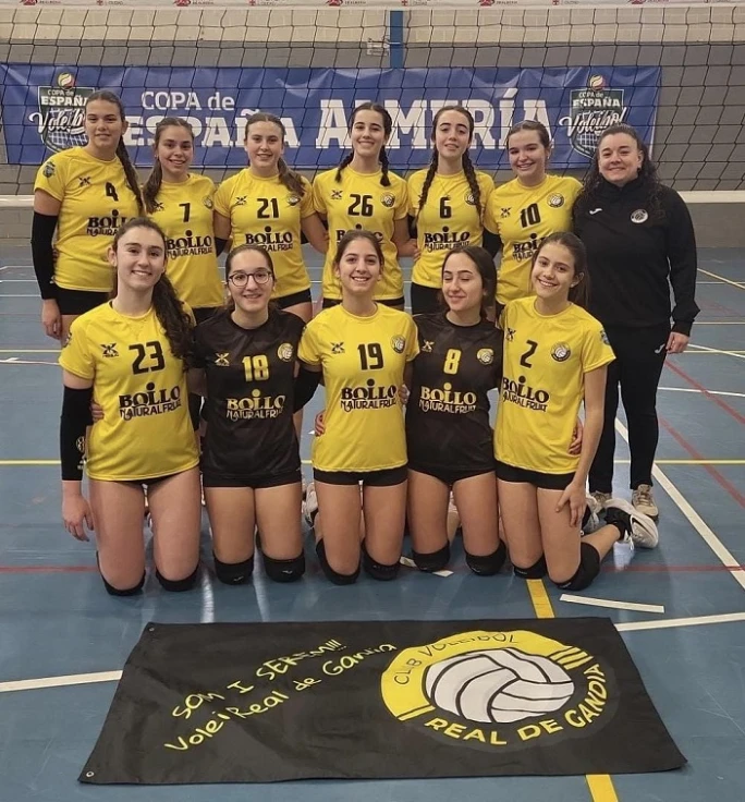 El Club de Voleibol del Real de Gandia Brilla en la Copa España de Voleibol 2024