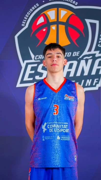 Jordi Vives, Jugador del Cadete Masculino del Units Pel Básquet Gandia, Finaliza Quinto en el Campeonato de España de Selecciones Autonómicas