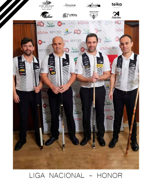 El Chef Amadeo Gandia Billar Club brilla en un fin de semana clave de la Liga Nacional de Billar