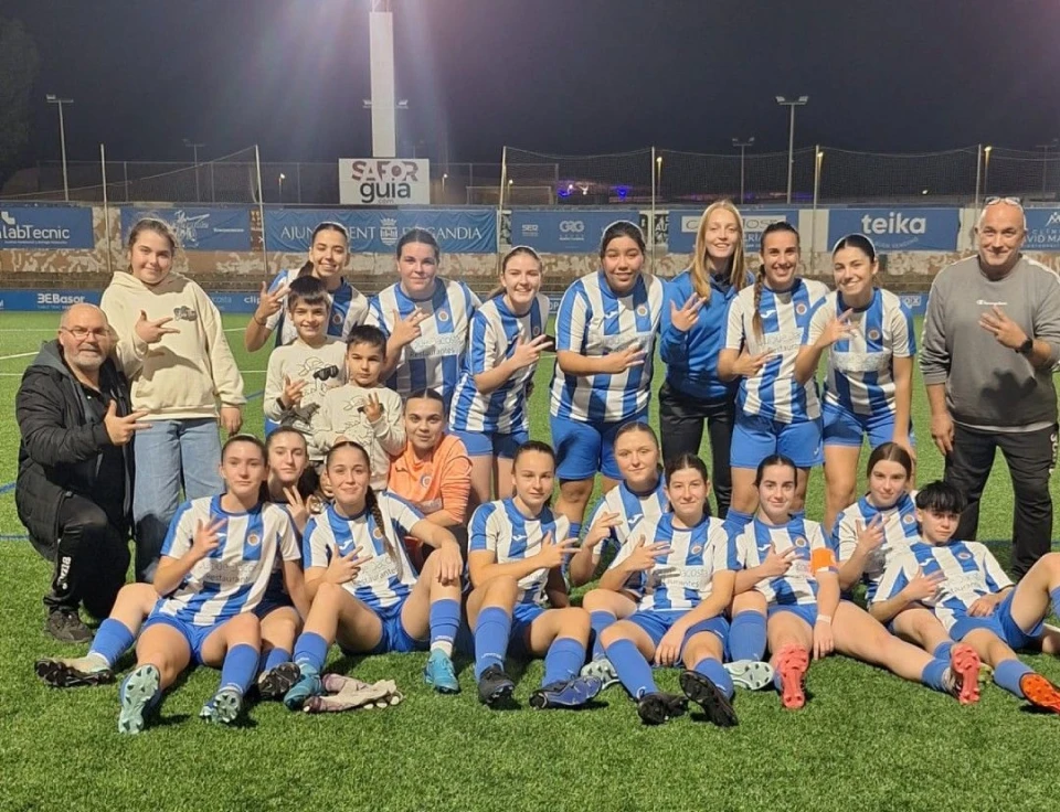 Victoria del Primer Equipo Femenino del CF Gandia