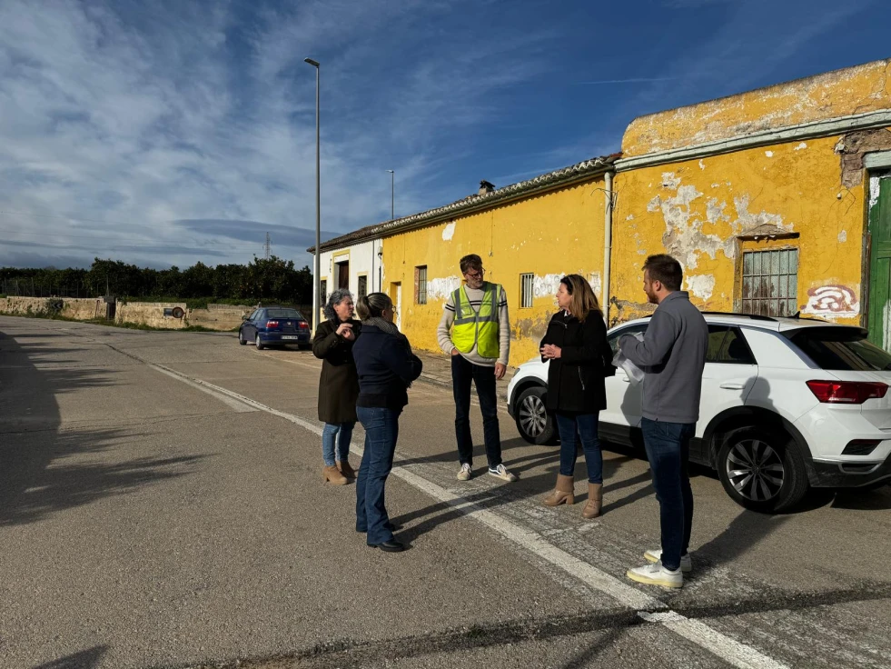 Empiezan las obras del carril bici que conectará Miramar con Bellreguard