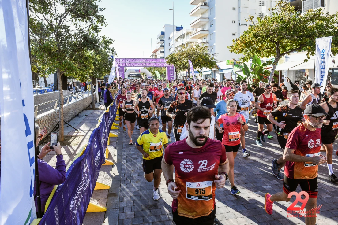 La 30ª Mitja Marató & 10K Ciutat de Gandia abre inscripciones con promoción exclusiva para los corredores de la pasada edición