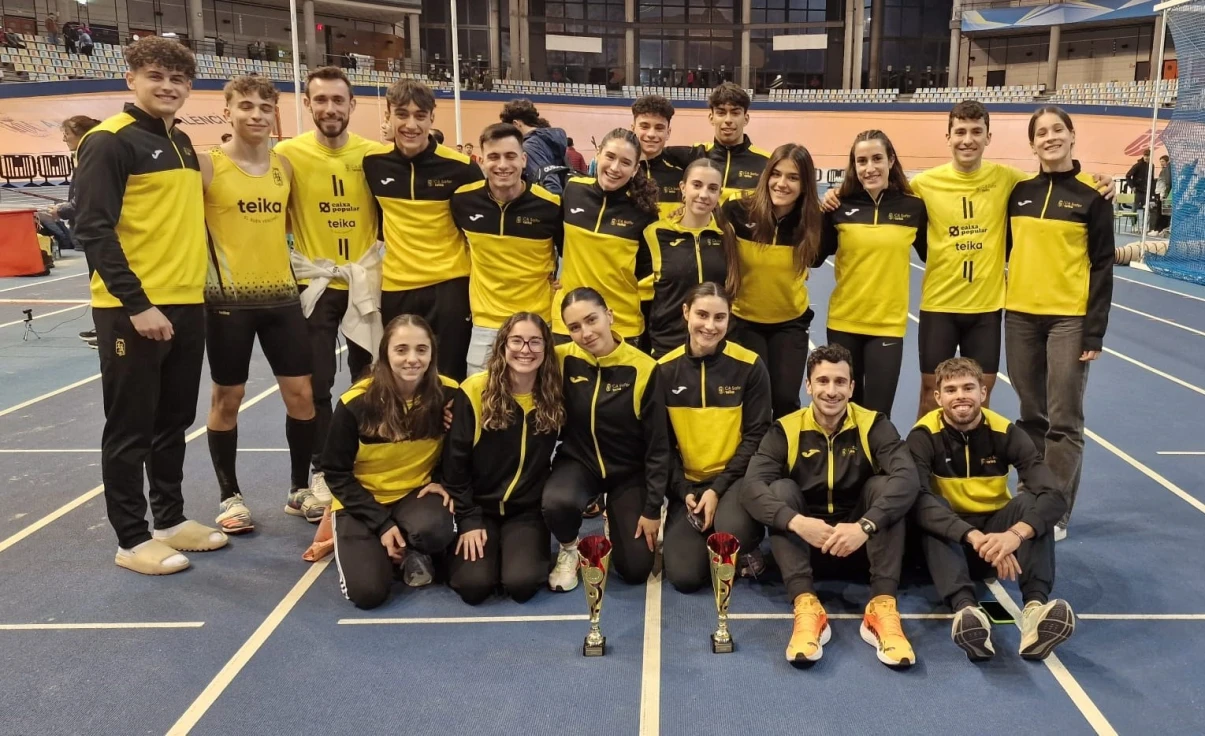 Segunda plaza para chicos y chicas del CA Safor Teika en el Campeonato Autonómico Absoluto de Clubes