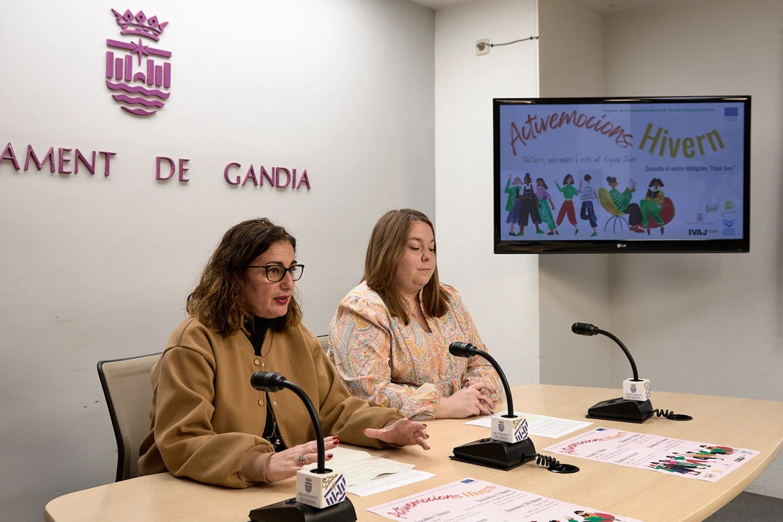 Gandia pone en marcha la iniciativa 'Activemocions hivern' para ayudar a mejorar el bienestar emocional de los jóvenes