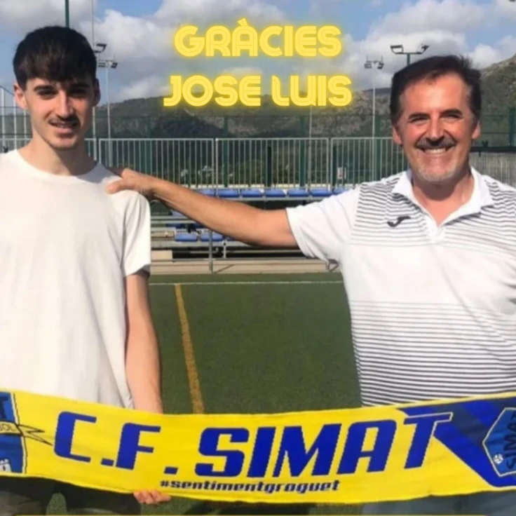 El CF Simat y José Luis Ortiz separan sus caminos con agradecimiento mutuo