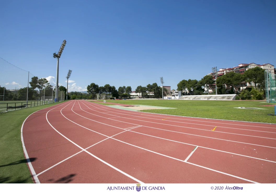 Gandia inicia el proceso de licitación de las obras del contorno de la pista de atletismo por un importe de 700.000 €