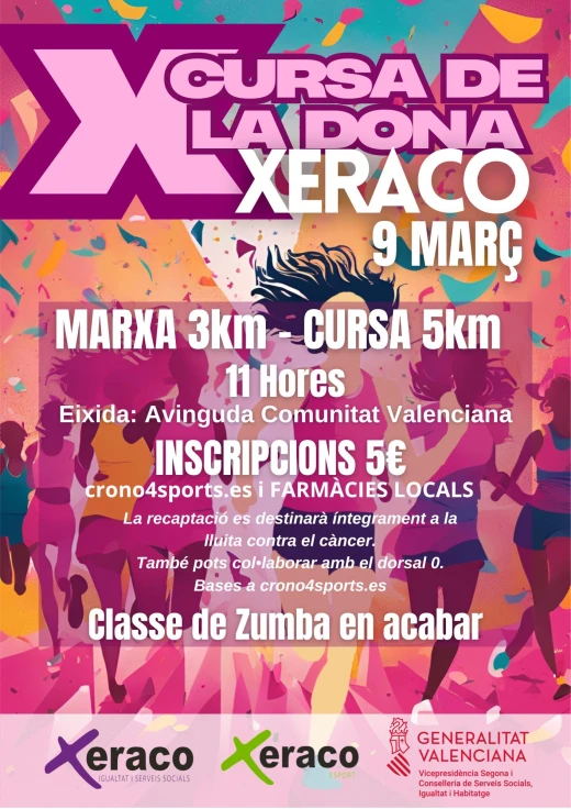 Llega una nueva edición de la Cursa de la Dona a Xeraco