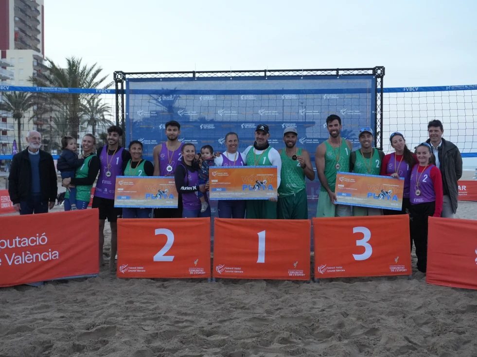 La Platja Nord de Gandia acoge la cuarta parada del Circuito de Invierno de Vóley Playa de la Comunitat Valenciana