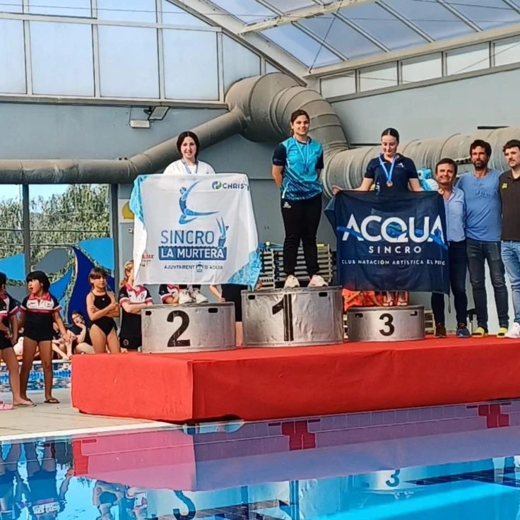 El Club Sincro la Muertera de Ador brilla en el V Open Promoción de Invierno CV de Natación Sincronizada