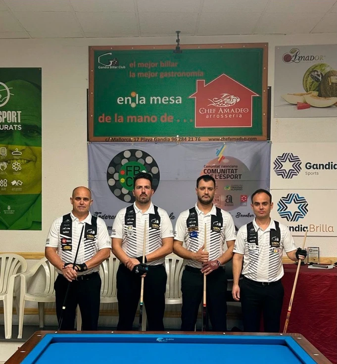 Fin de semana redondo para el Chef Amadeo Gandia Billar Club