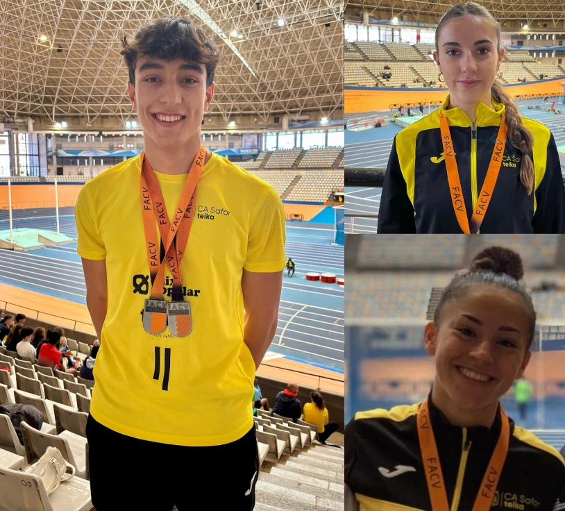 Doble Oro y Plata para el CA Safor Teika en el Campeonato Autonómico Junior