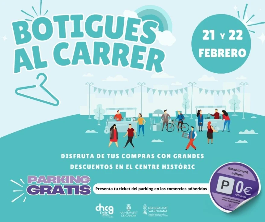 Gandia celebra una nueva edición de ‘tiendas en la calle’ este viernes y sábado