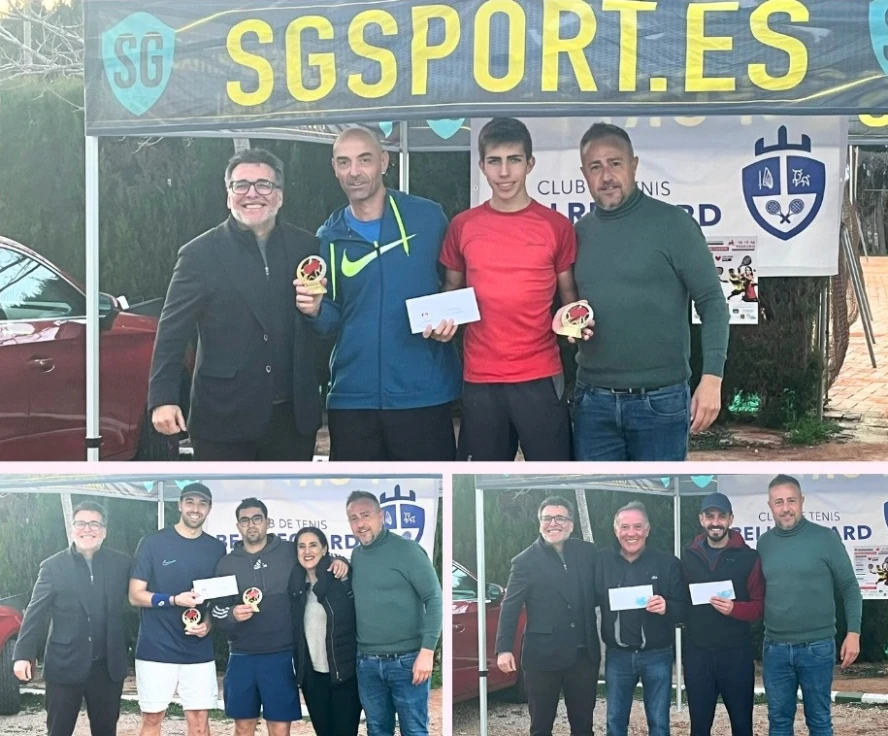 El Torneo San Valentín del Club de Tenis Bellreguard fue un éxito rotundo