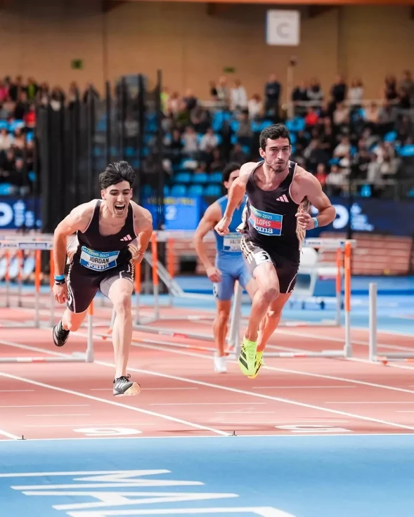 Quique Llopis se proclama campeón de España en 60 metros vallas y sigue afianzando su camino hacia los grandes títulos internacionales