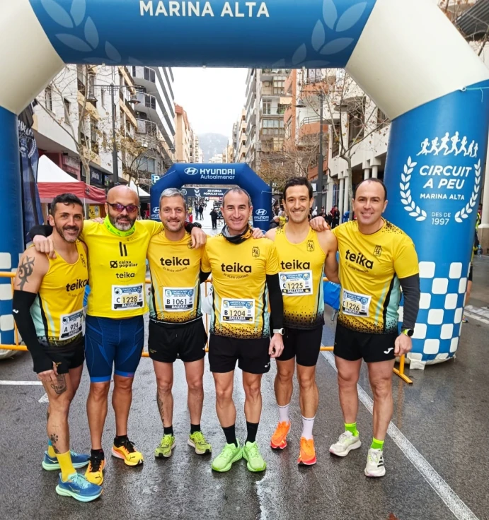 El CA Safor Teika estuvo el pasado fin de semana en pruebas de Calp, Orba, Elx y València