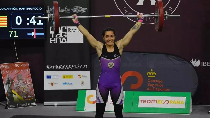 El Atlético Club Gandia de Halterofilia brilla en el Campeonato de España Universitario
