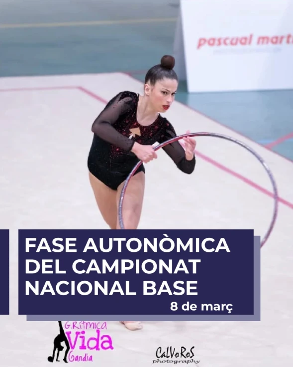 Gandia se convierte en el epicentro de la gimnasia rítmica este sábado 8 de marzo