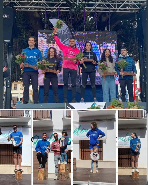 Éxito del Club de Atletismo Alpesa Gandia en diversas competiciones de Trail Running