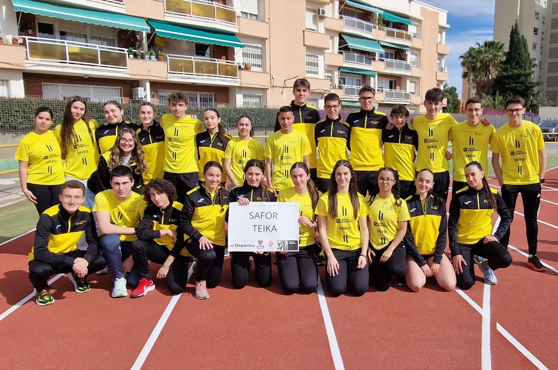 El CA Safor Teika abrió la temporada al aire libre con el Encuentro Nacional Juvenil de Clubes