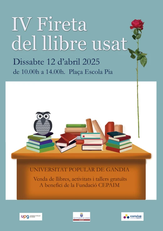 La UPG organiza este sábado la IV edición de la Feria del Libro Usado
