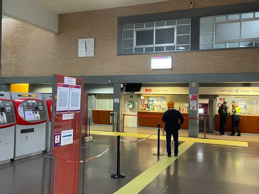La línea C1 entre Gandia y València opera hoy con solo un tren por hora