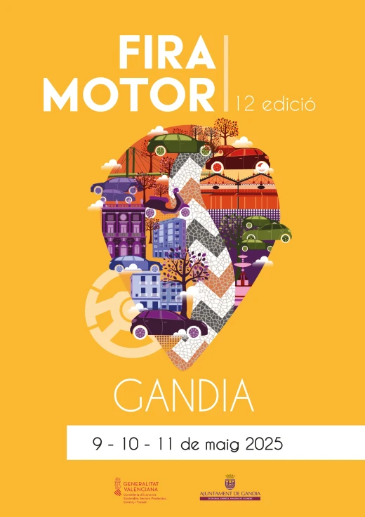 La 12ª Fira del Motor llega el próximo fin de semana a Gandia con 900 vehículos, 35 marcas y 20.000 m² de innovación