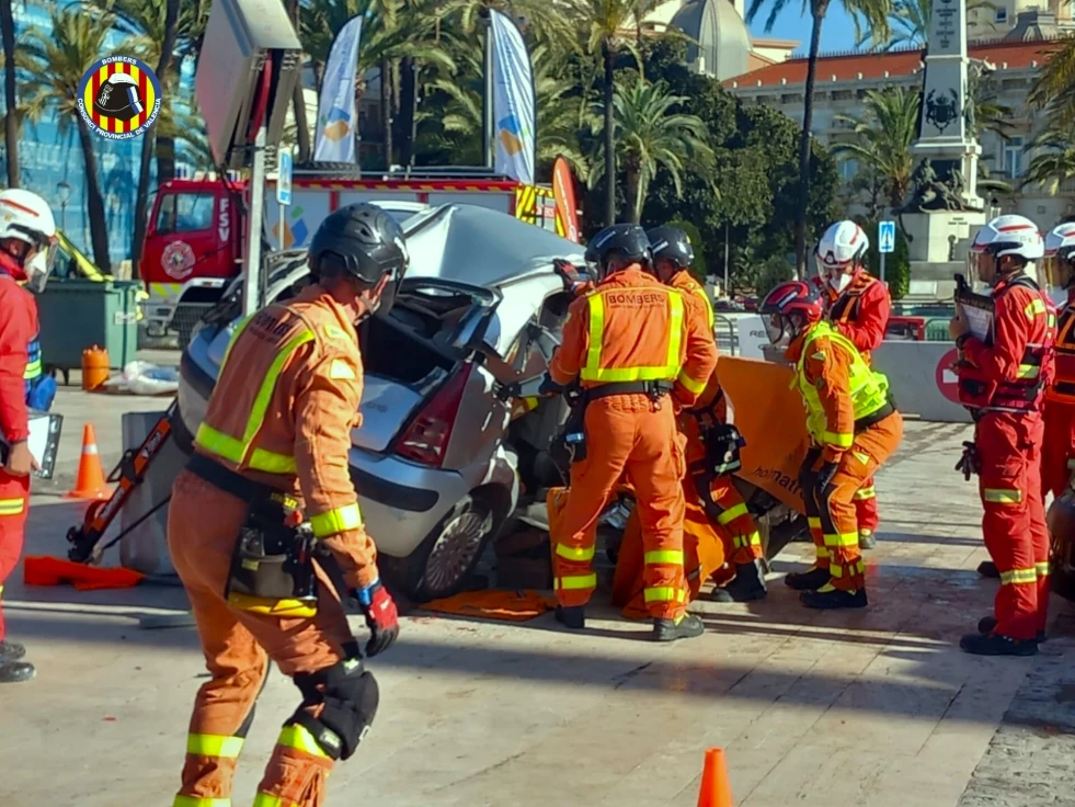 Los bomberos de Valencia obtiene plaza para participar al mundial de rescates en accidentes