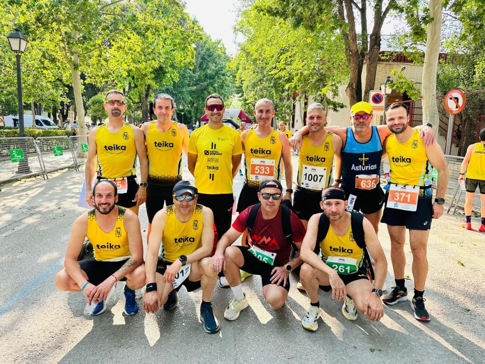El CA Safor Teika estuvo en el Medio Maratón de Almansa