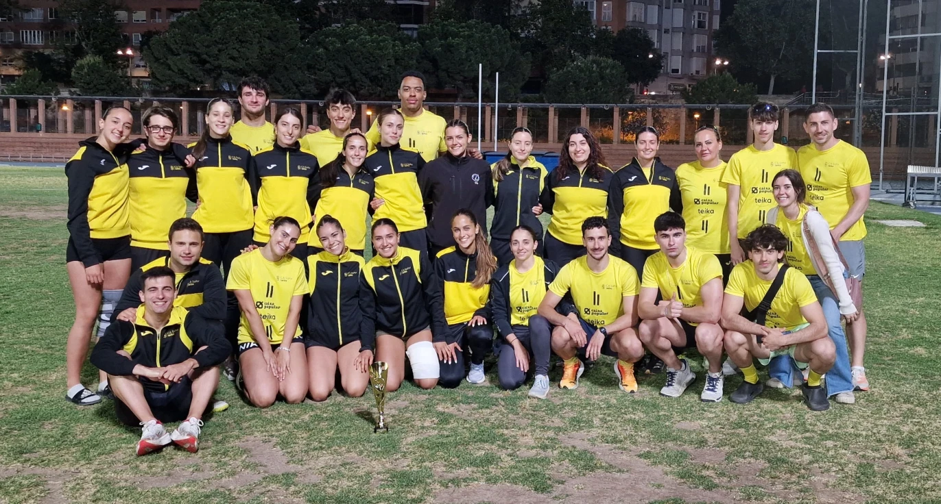 Tercera plaza para las chicas del CA Safor Teika y quinta para los chicos en el Campeonato Autonómico Absoluto de Clubes