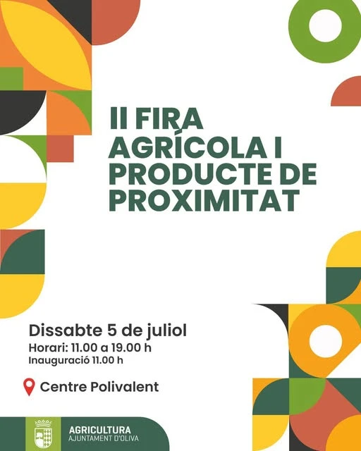 Oliva celebra la 2a Feria de Producción Agrícola y Local