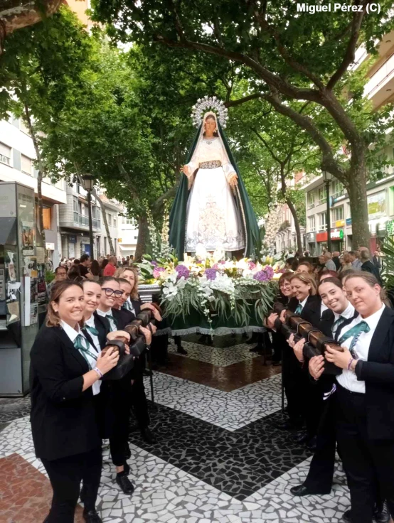 La Virgen de la Esperanza procesionará este domingo de forma extraordinaria en Gandia para celebrar el Año Jubilar