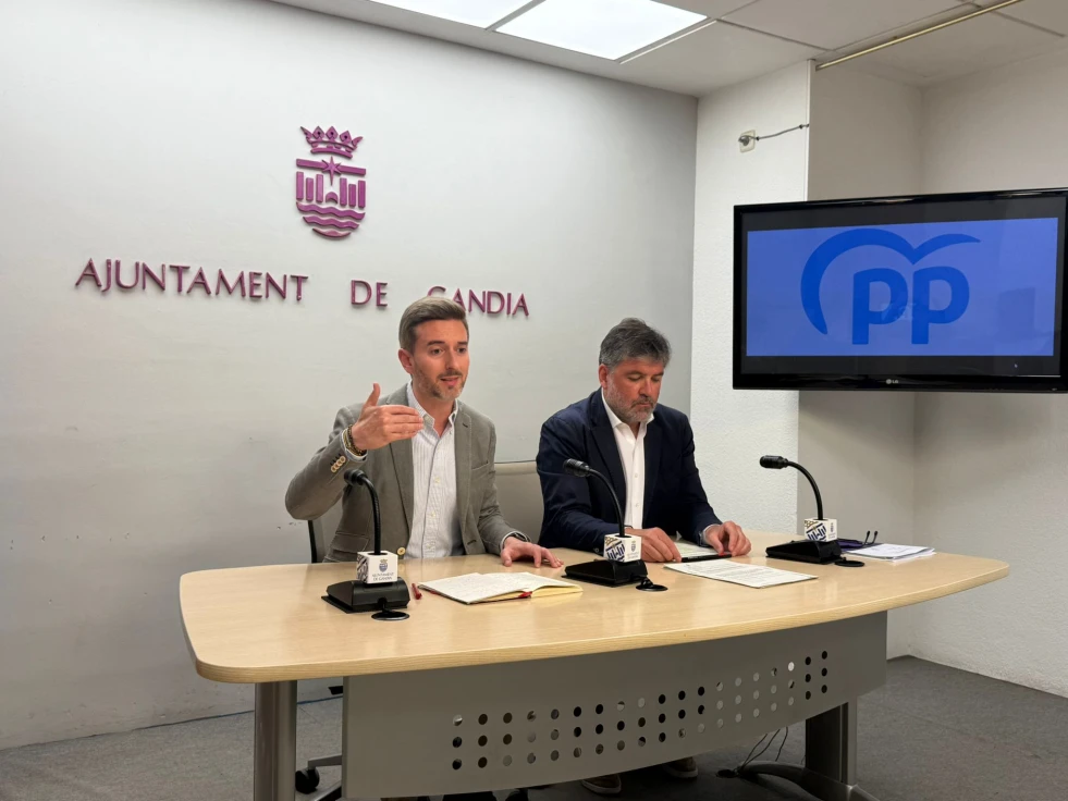 El PP denuncia que el aplazamiento de la deuda firmado por el Gobierno de Gandia congela los impuestos locales hasta 2070
