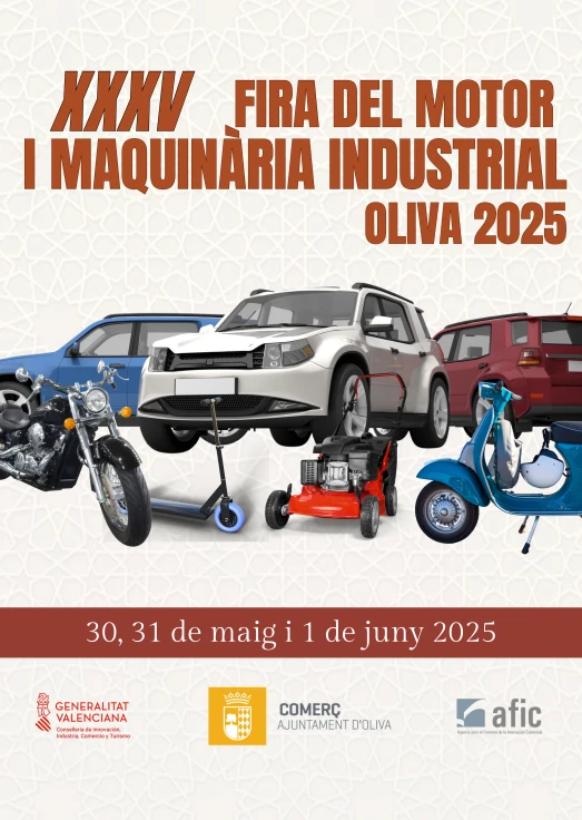 Todo a punto para celebrar este fin de semana la XXXV Feria del Motor y la Maquinaria Industrial de Oliva