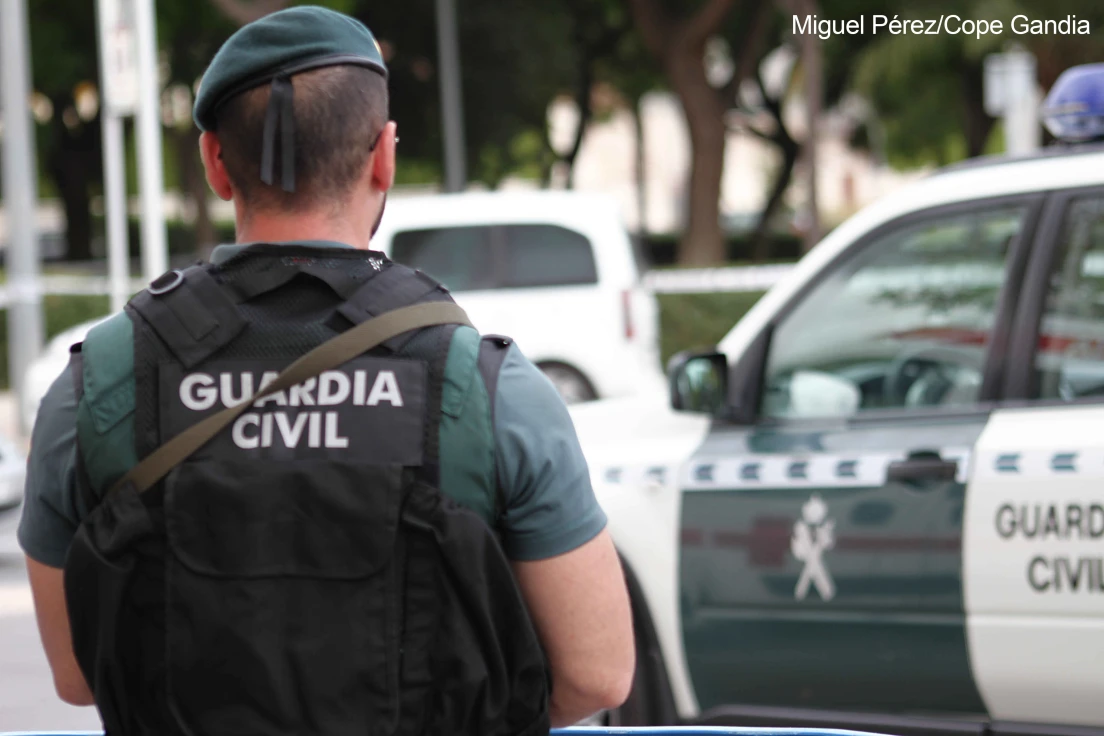 La Guardia Civil descubre que un trabajador de una empresa de paquetería había simulado ser víctima de un robo en Oliva