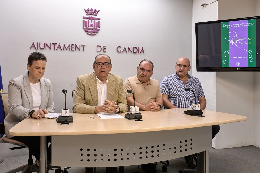 Gandia celebra el 175 aniversario de la Hermandad del Pas de l'Hort y acogerá el Congreso Nacional de Hermandades de Getsemaní