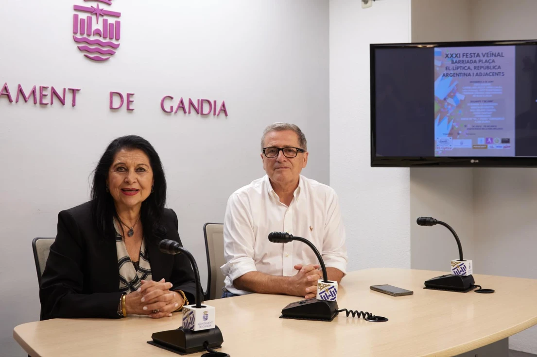 El distrito de República Argentina-Plaça El.líptica de Gandia celebra este fin de semana sus fiestas vecinales