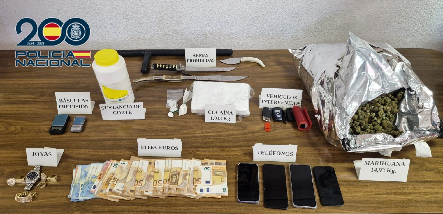 La Policía Nacional desarticula en Beniopa-Gandia y Carlet un grupo dedicado al tráfico de drogas y detiene a 11 personas
