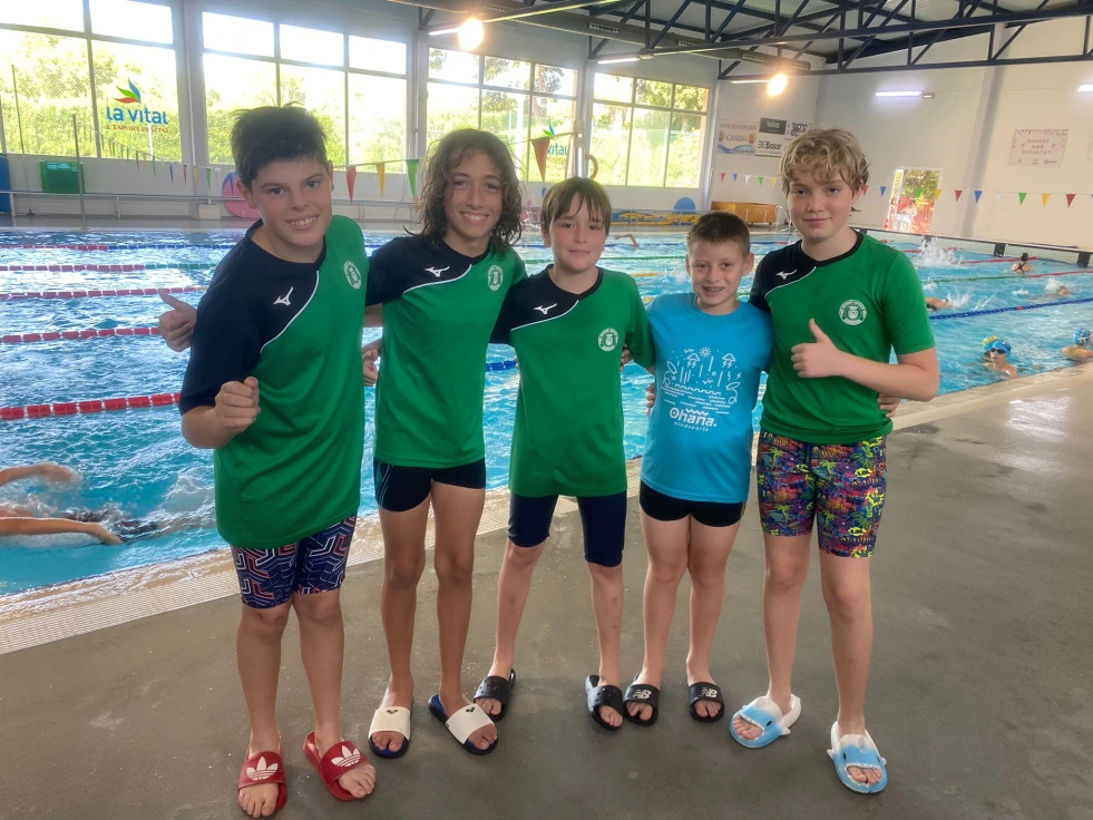 Los alevines del NiE Gandia logran nuevas mínimas autonómicas de cara al Campeonato de Verano