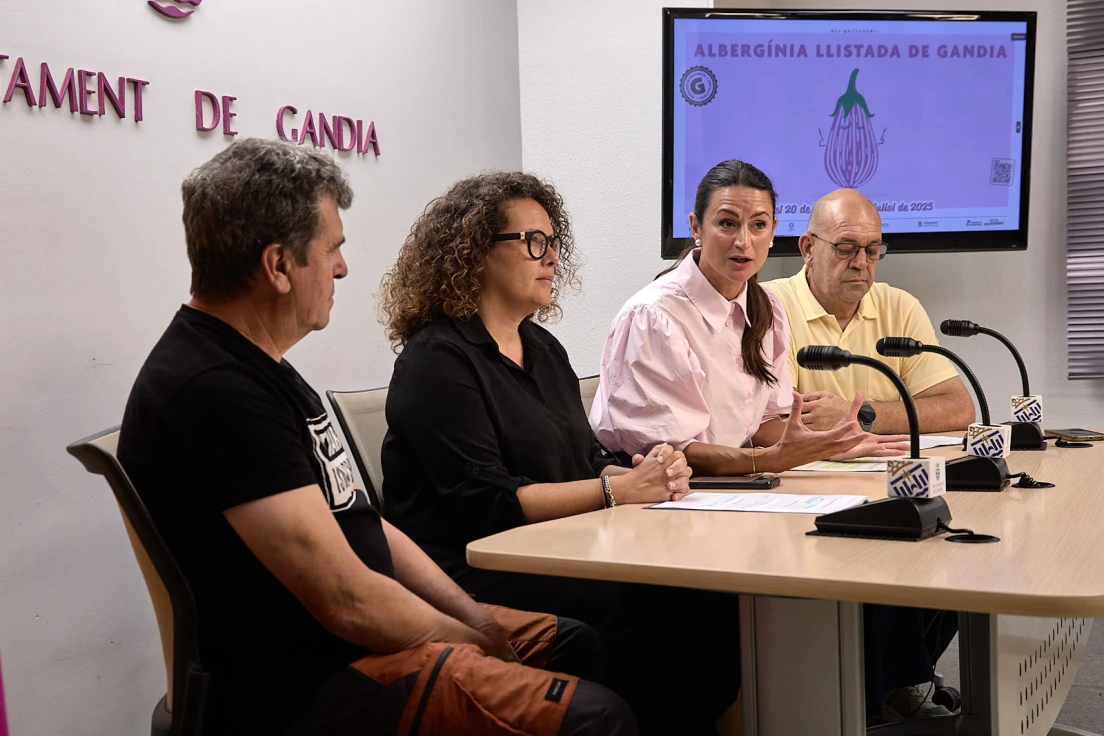 Gandia impulsa el 'Mes Gastronómico de la Berenjena Listada' para poner en valor el producto local, la cocina creativa y el territorio