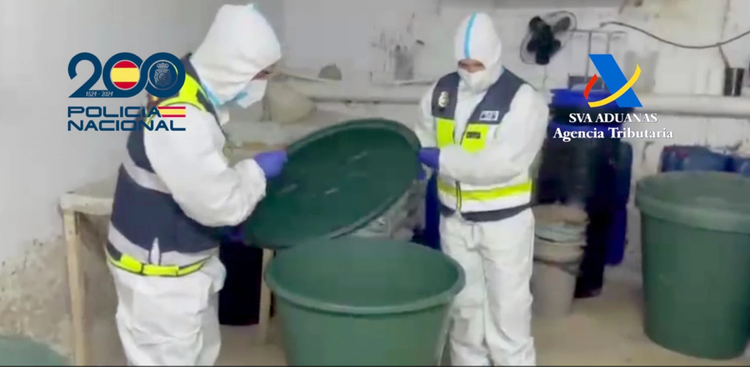 Desarticulada en Oliva y Valencia una red criminal que contaba con un laboratorio para “cocinar” hasta 30 kilos de cocaína al día