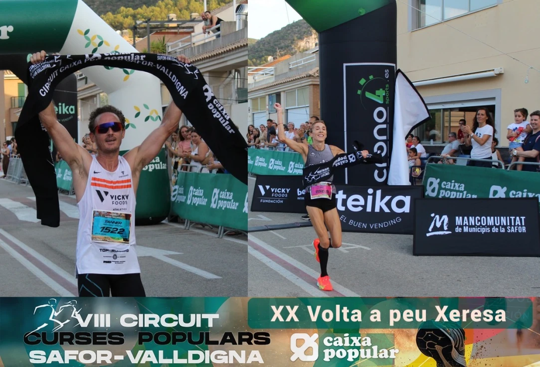 Isabel Ferrer y Mark Tanner triunfan en la XX Volta a Peu a Xeresa