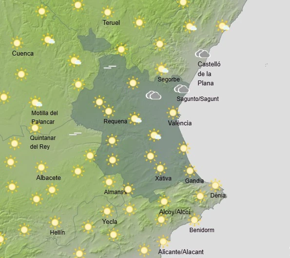 Jueves de calor a la espera del fin de semana en la Safor