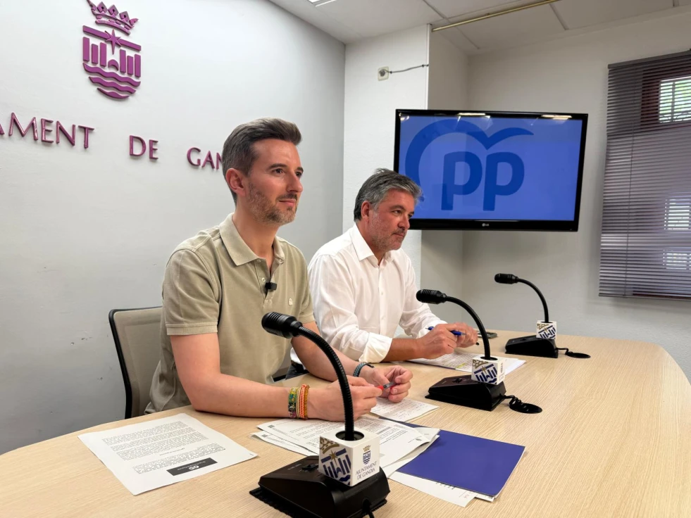 El PP llevará al pleno una moción para bloquear el canon anticipado de los aparcamientos municipales en Gandia